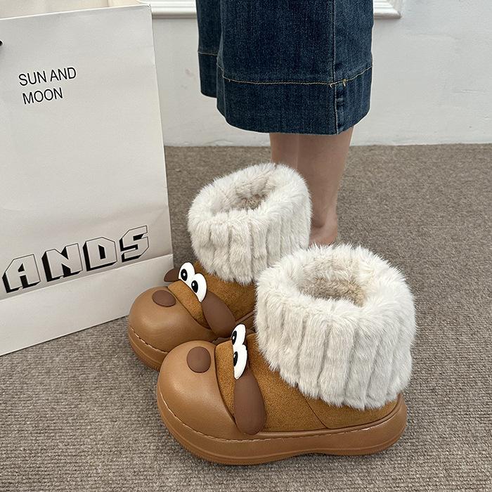 

Женская модная легкая подошва, зимние теплые меховые сноубутсы, мягкая подкладка, нескользящие, повседневные спортивные хлопковые ботинки 40/41 хаки
