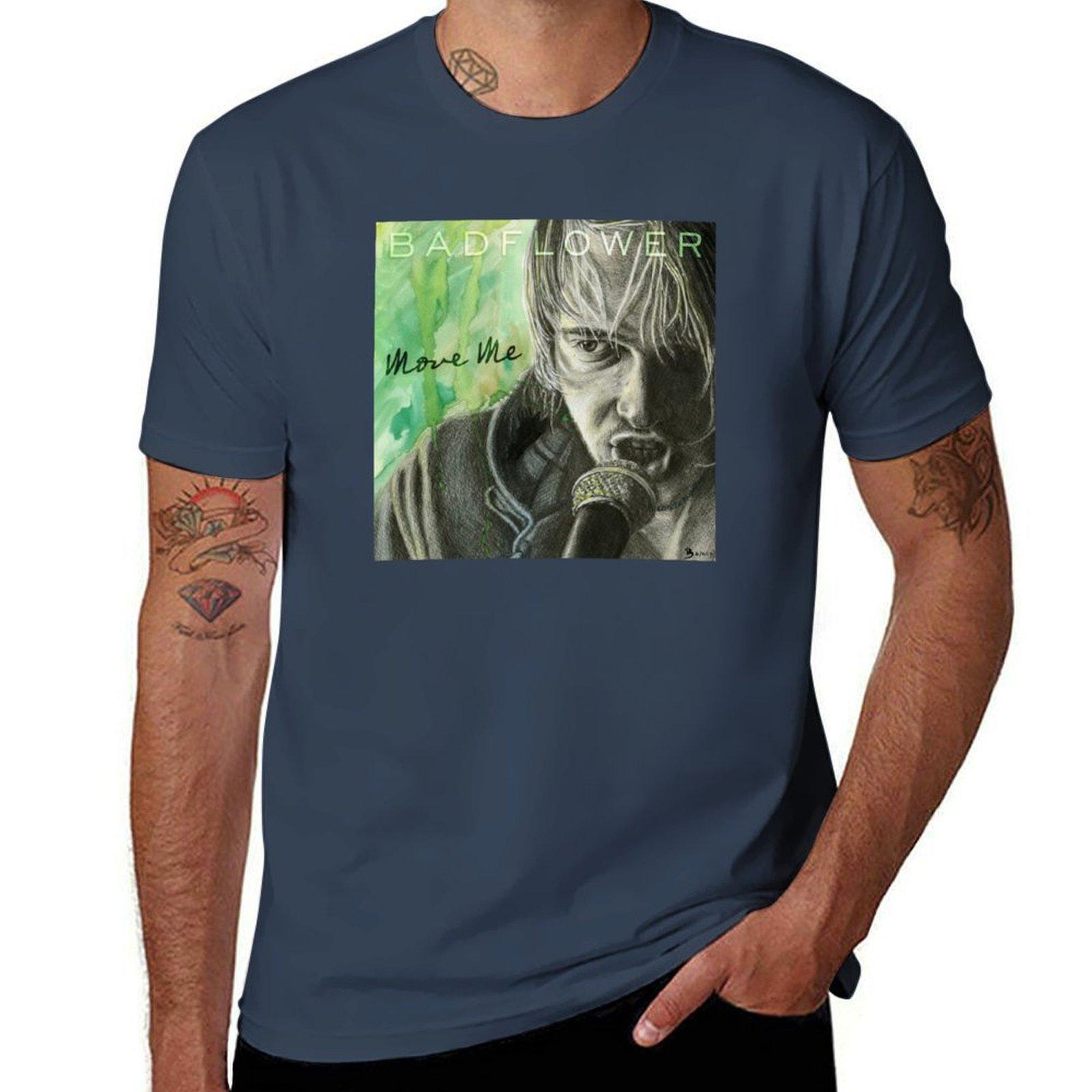 Badflower Move Me Josh Katz Tshirt Summer Print Short Sleeve Tee S