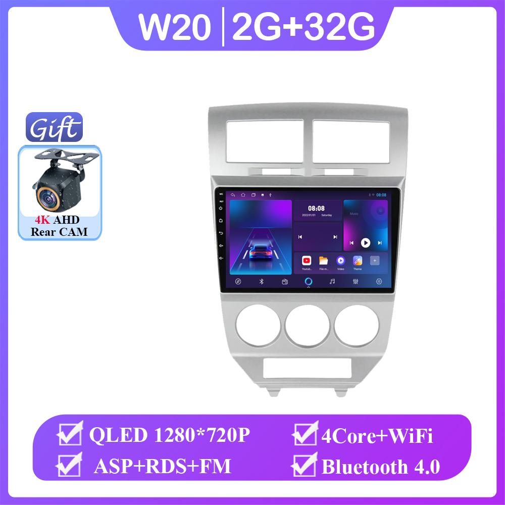 

Car Radio Android 14 For Dodge Caliber 2007 - 2010 GPS Navigation Video Auto Stereo Multimedia Player Screen No 2din 5G Wifi DVD