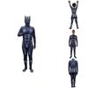 Premium Quality Black Panther Superhero Cosplay Jumpsuit For Adults And Kids