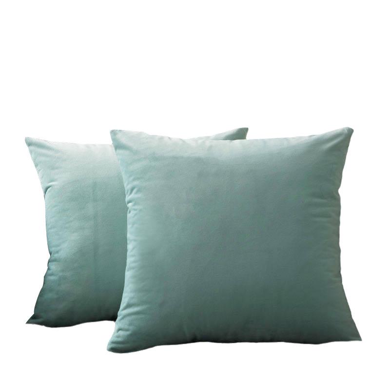 

Бархатная однотонная декоративная подушка - Скандинавский диван, Гостиная, Поясничная поддержка для офиса, Прикроватная подушка для спины 30x50 cm