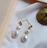 Baroque Freshwater Pearl Tassel Ear Clips for Non-Pierced Ears - Cold Style Fashion Earrings