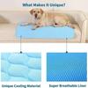 Cooling Cat Mat Summer Pad Mat For Dogs Cat Ice Silk Blanket Sofa Breathable Pet Dog Bed Summer Washable For Small Large Dog Cat