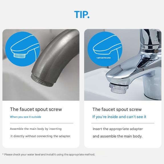 atojet Cleansing Washbasin Faucet Filter – ACF Activated Carbon Purifier, Korean