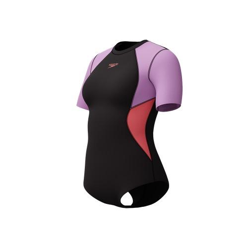 SPEEDO Women'S Short Sleeve Colorblock Dress (Asian Fit) (8-1294718048)