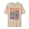 Women Retro Lisbon Seafood Graphic Tees Sardine Oyster T Shirt Cute Aesthetic Foodie TShirt Unisex Summer Loose Vacation Tops