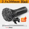 Plastic Clamping Collar Cable Greenhouse  Self-Locking Plastic Nylon Tie Outdoor Resistant ZipTies  Wraps Management Bundles