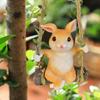 Garden Landscape Bunny Statue Resin Crafts Rabbit Sculpture  Home Decoration