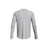 Under Armour Solid Logo Crew Neck Pullover Long Sleeve T-Shirt Men Tops Modern-Gray 1302356-012