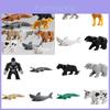 3D Tier Krokodil Bausteine DIY Plastikspielzeug Geschenk für Kinder