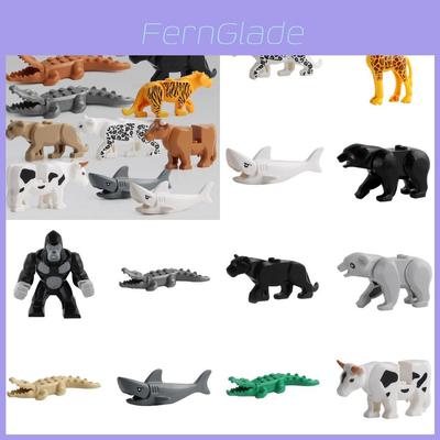 3D Tier Krokodil Bausteine DIY Plastikspielzeug Geschenk für Kinder