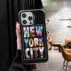 NYC New York City Soft Phone Case for iPhone 15 16 17 Pro Max 17Air 16E 14 Plus 13 12 Mini Shockproof Cover Back Shell