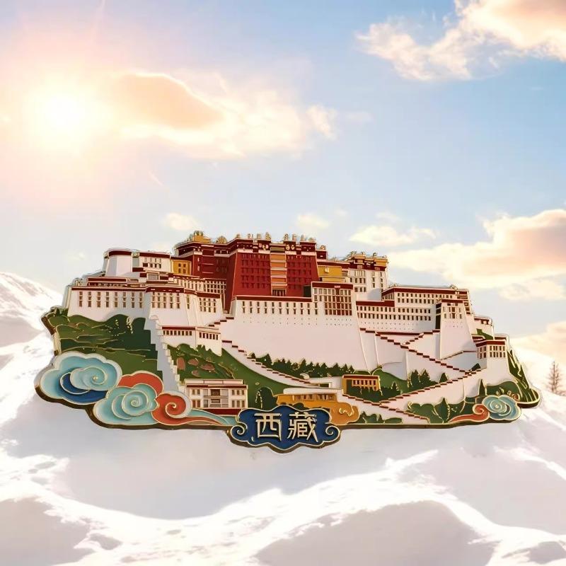 China Fridge Magnets Shanghai Souvenirs Tianjin Songshan Hongkong Chengdu Laojunshan Sanya Fridge Stickers Birthday Gifts