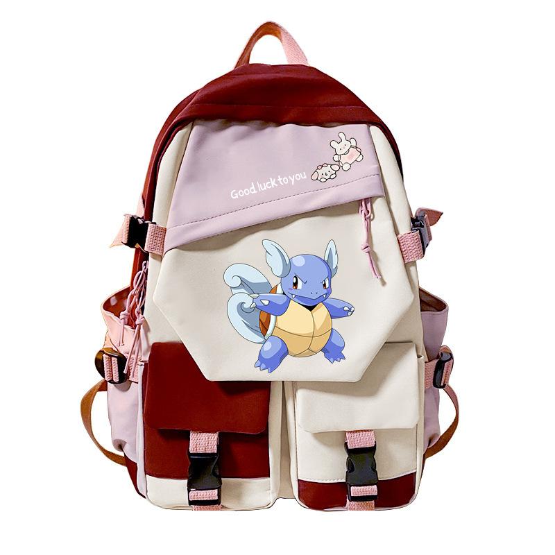Pokemon Elf Peripheral Printed Casual Backpack Elementary and Secondary School Students Large Capacity Backpack