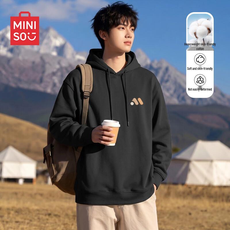 MINISO American Streetwear Hooded Sweatshirt