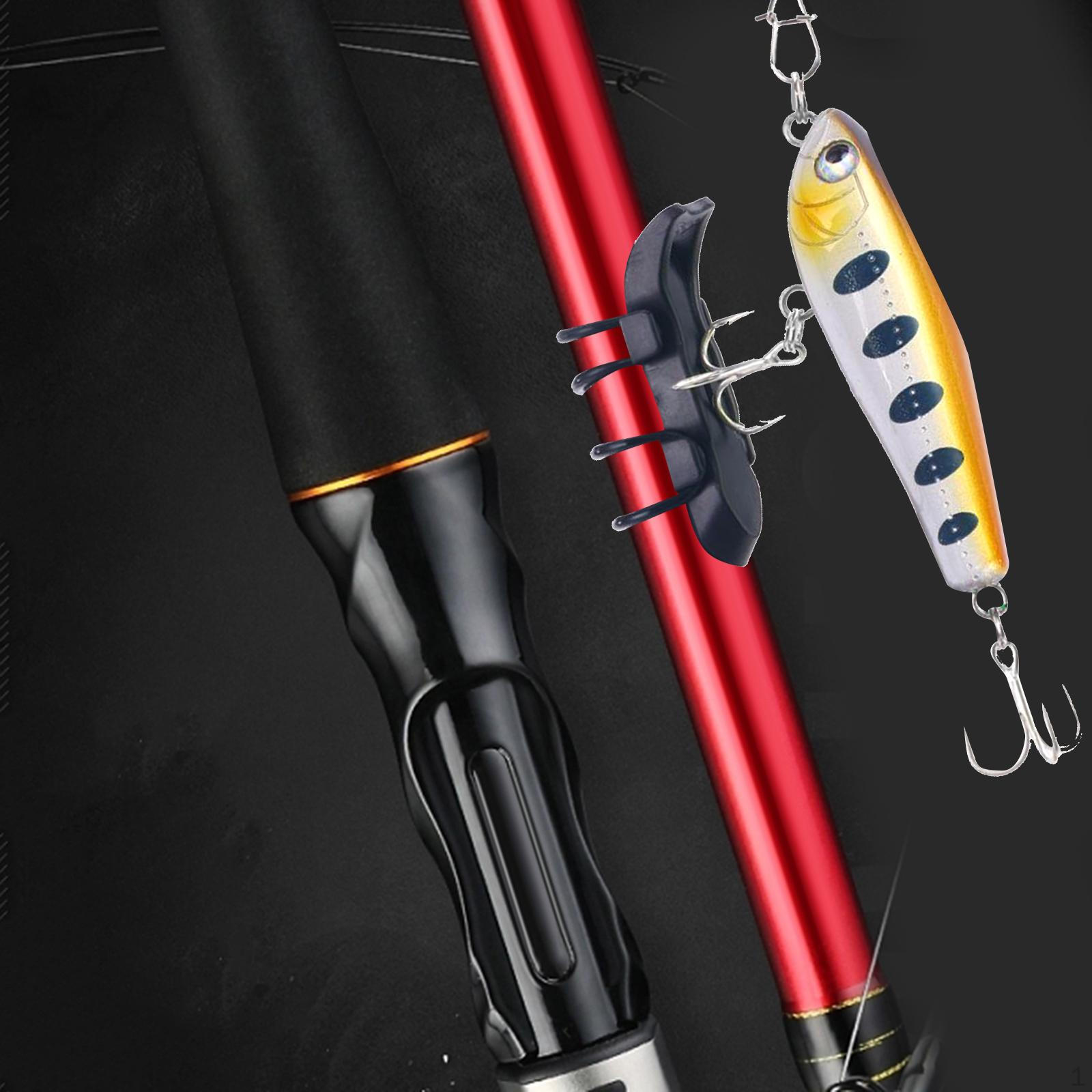 Magnetic Fishing Hooks Keeper Mini Lure Hook Holder Pole чёрный