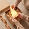 Warm White Decorative Lighting Christmas Tree Shaped Flameless LED Candles, Battery Operated Flickering Candle Themed Accent Light, Holiday