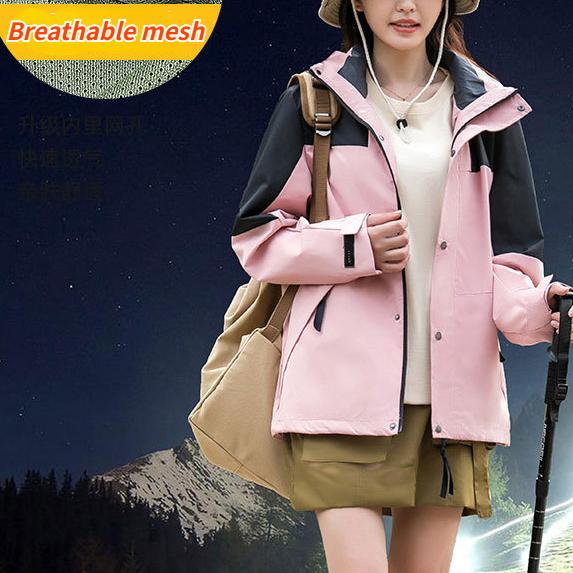 Jachetă de drumeție impermeabilă pentru femei Jachete de alergare, rezistentă la vânt, camping, pescuit, vânătoare, trekking, haine de lucru pentru călătorii pentru cuplu