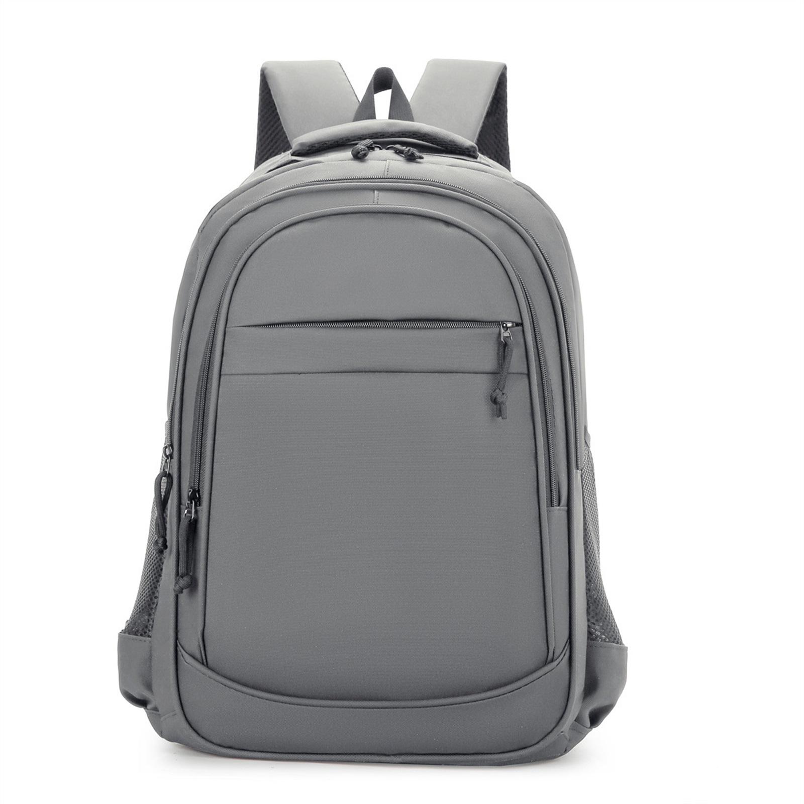 

Fashionable Casual -Color Backpack With Large Capacity One Size світло-сірий колір