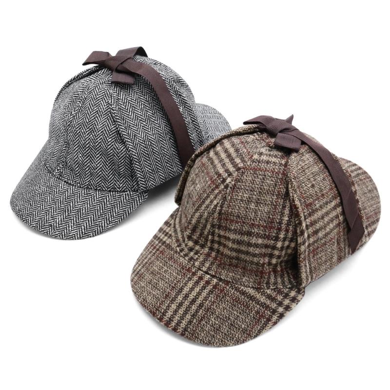 3Pieces Detective Costume Accessories for Adult Teen Detective Hat Magnifying Glass Eyeglass Holmes Detective Kit