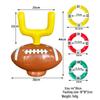 Inflatable Water Basketball Hoop and Ring Toss Set for Beach and Pool Fun