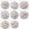 100 Pcs 6mm Acrylic Cube 26 Letters/Alphabet Colorful Loose Beads DIY Jewelry