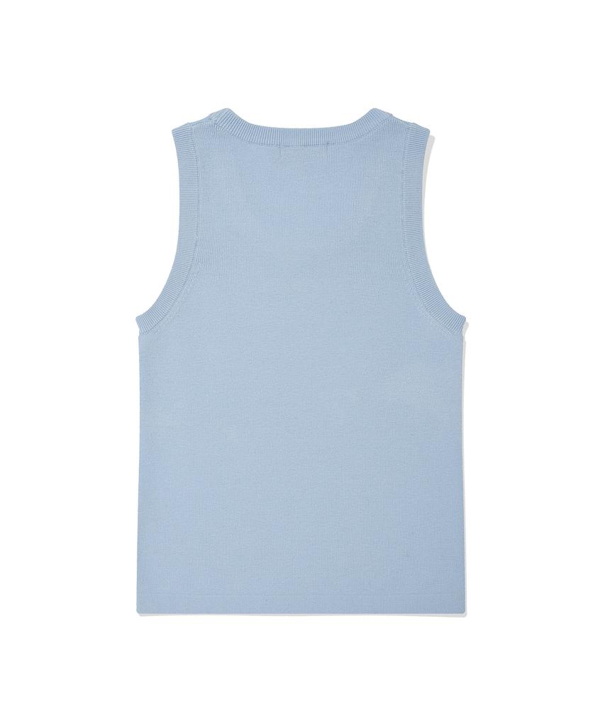WACKY WILLY Women'S Sleeveless Knit Sky Blue