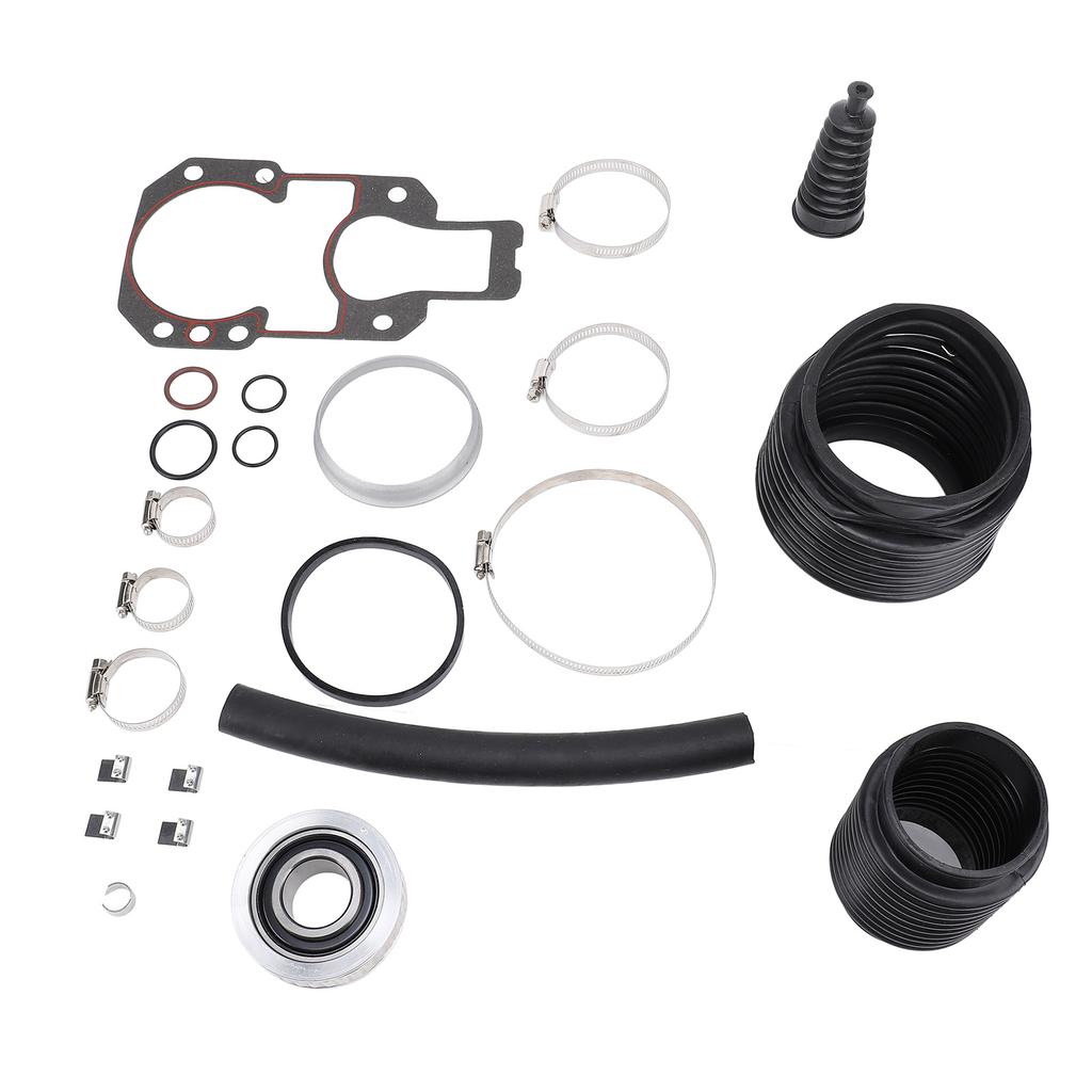 Transom Bellows Repair Kit Exhaust Shift Cable Bellow Gimbal Bearing 3/4in Water Intake Hose 30 8030
