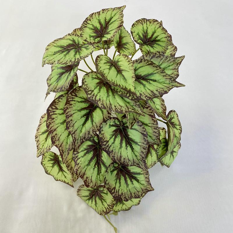 

Printed 3d Begonia Wall Mounted Plant For Wedding Props And Home Styling Green