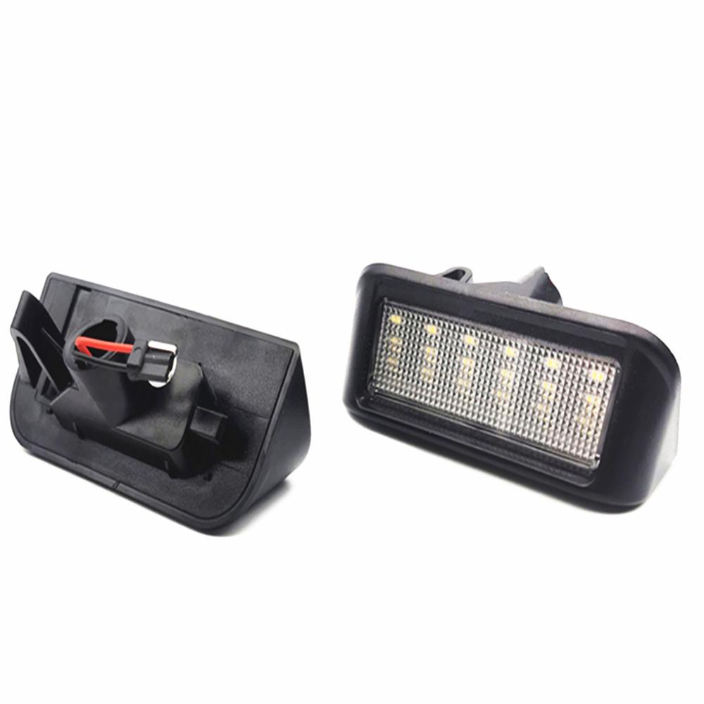 

2 шт. Светодиодные лампы подсветки номерного знака без ошибок для Citroen Jumpy Berlingo Dispatch Peugeot Expert Partner Автомобильные аксессуары