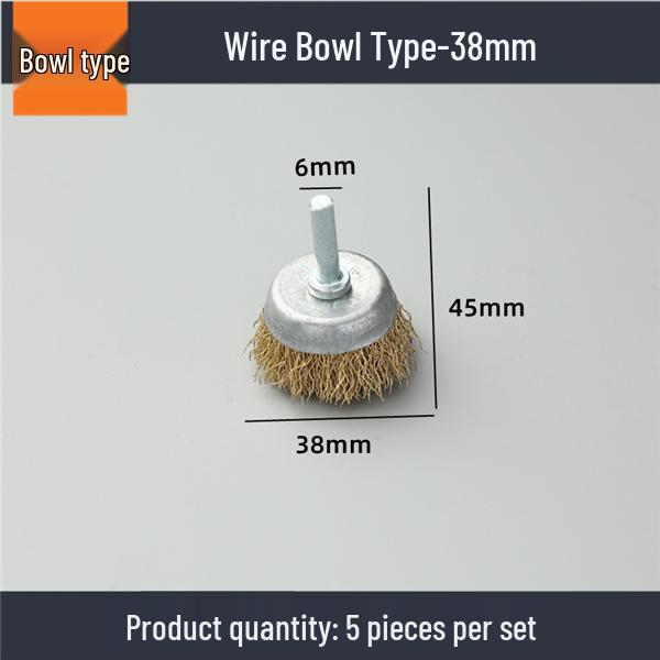 Steel Wire Brush Cup - Stainless Steel Rust Remover & Polishing Wheel for Angle Grinders