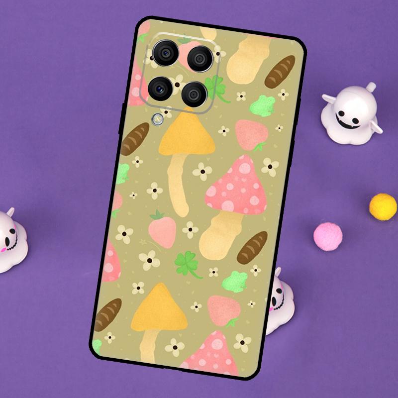 Cottagecore Frog Mushroom Moon Witchy Cover For Samsung Galaxy M20 M30s M33 M13 M23 M53 M15 M55 M31 M51 M14 M34 M54 M32 M52 Case