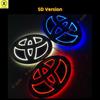 High quality 4D Car Front Grille Trunk Logo LED Light Retrofit for Toyota Hilux Prius Avensis Auris Corolla Camry RAV4 VIOS SIEN FO1