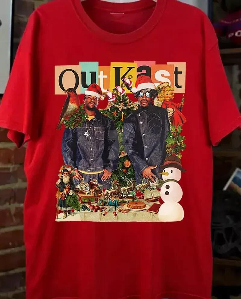 Outkast Christmas Red Gift For Fan All Size S to 5XL T-shirt