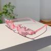 Fashion Rimless Fire Design Shades Women Candy Color Decor Party Sunglasses Chic Crystal Shiny Beach Pink Sun Glasses