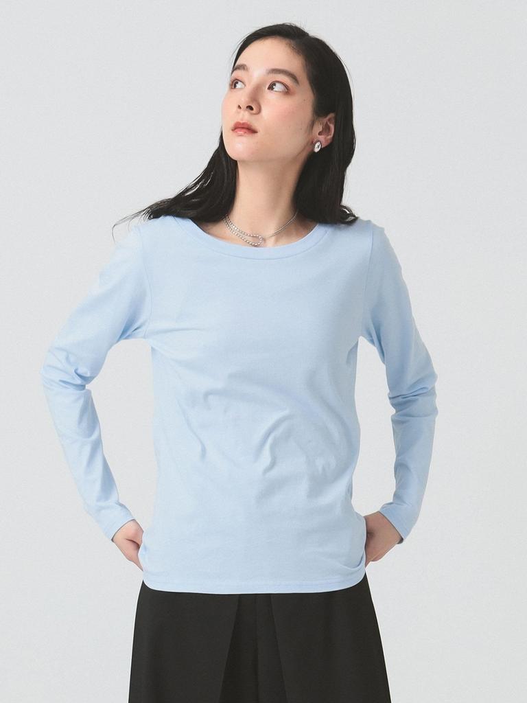 Ray Beams L/S TEE Basic Long Sleeve T-Shirt, Women's, Blue, One Size