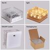 Solar Garden Decoration Light White/Warm White Light Waterproof IP65 Ice Cube Brick Lights Square Rectangle Hexagon Round