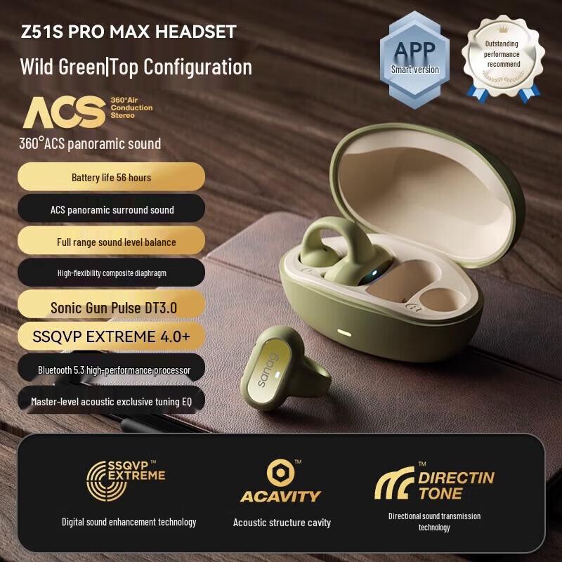 sanag Clip-on Bluetooth Earbuds Z51SProMax