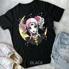 Goth Emo Punk Girl Unisex Form T-shirt