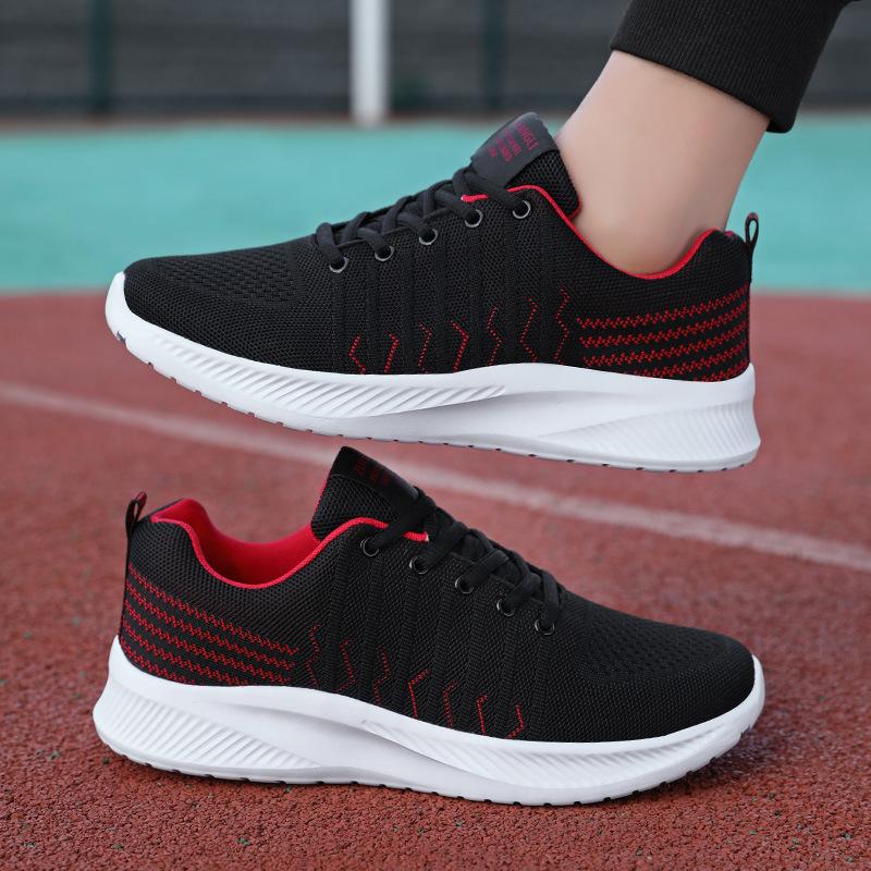 Foreign Trade Comfortable Ultra-light Sports Shoes Men's Casual Running Shoes Lightweight Mesh Breathable Casual Shoes Xiyin