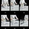 1PC Shoe Storage Box Acrylic Shoe Organizer Sneaker Display Case Anti-Scratch Design Dust-Proof Clear Shoe Storage Box 36x27cm