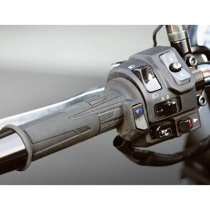 Kijima Grip Heater GH10 Integrated Throttle Type 130mm Button Switch for 22.2mm Handlebars 304-8215