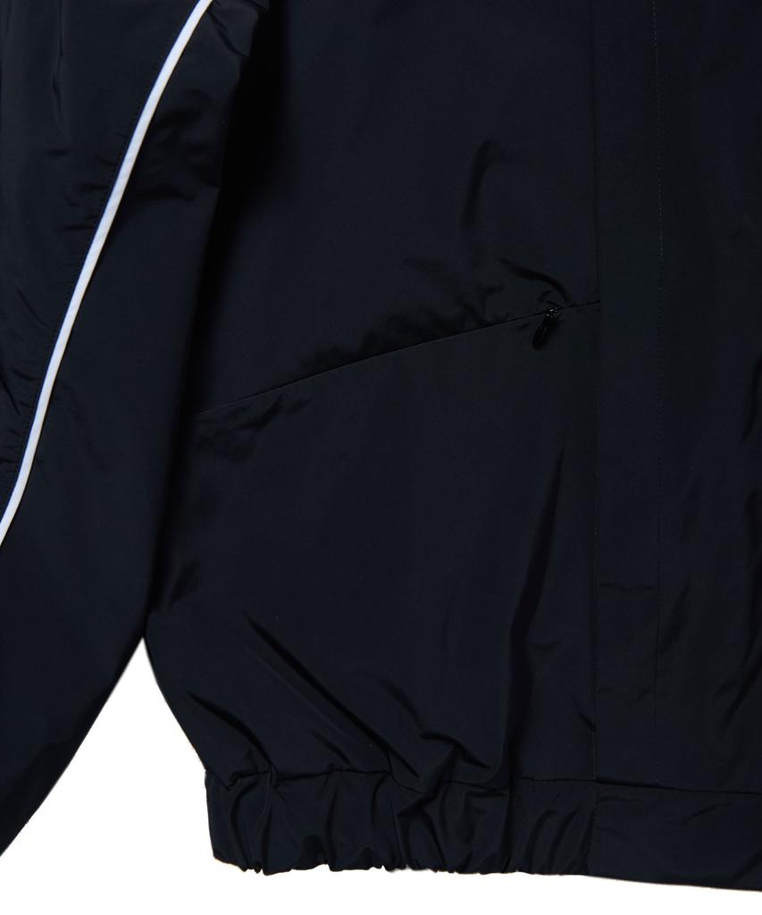 Ten Past Seven Contrast Piping Blouson Jacket - Black