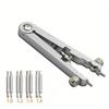 Pinza per Rimuovere Cinturino Orologio Barra a Molla Cinturino Orologio Lega di Alluminio Strumento di Rimozione Riparazione Pinza Regolatrice a V Strumento di Riparazione