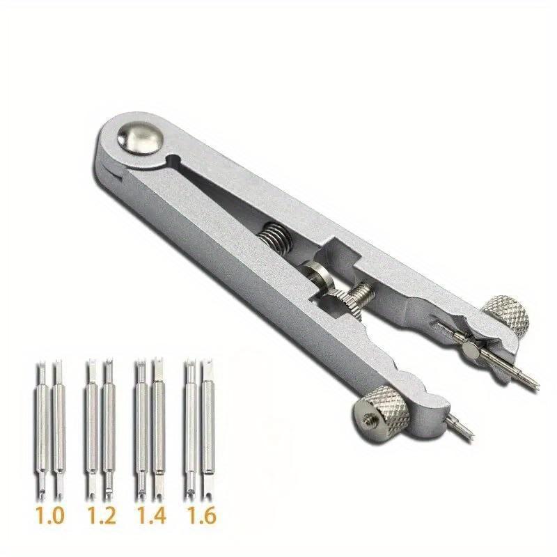 Watch Band Remover Plier Spring Bar Watch Strap Aluminum Alloy Repair Removing Tool V-Shaped Adjuster Plier Repair Tool