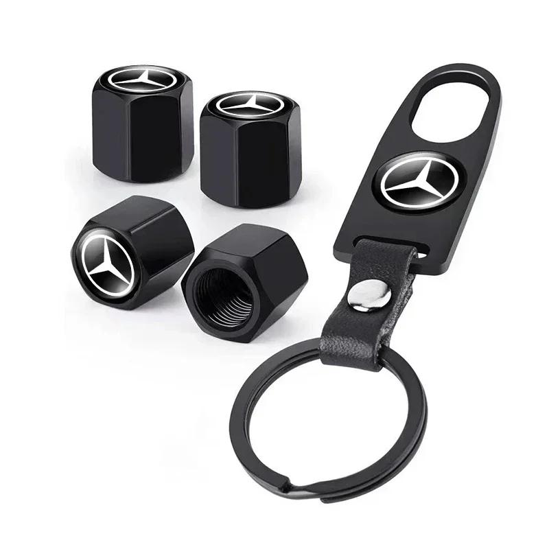 

Колпачки для клапанов шин автомобильных колес с брелоком для Mercedes Benz C180 C200 C260 C300 W108 W124 W126 W140 W168 W169 Аксессуары