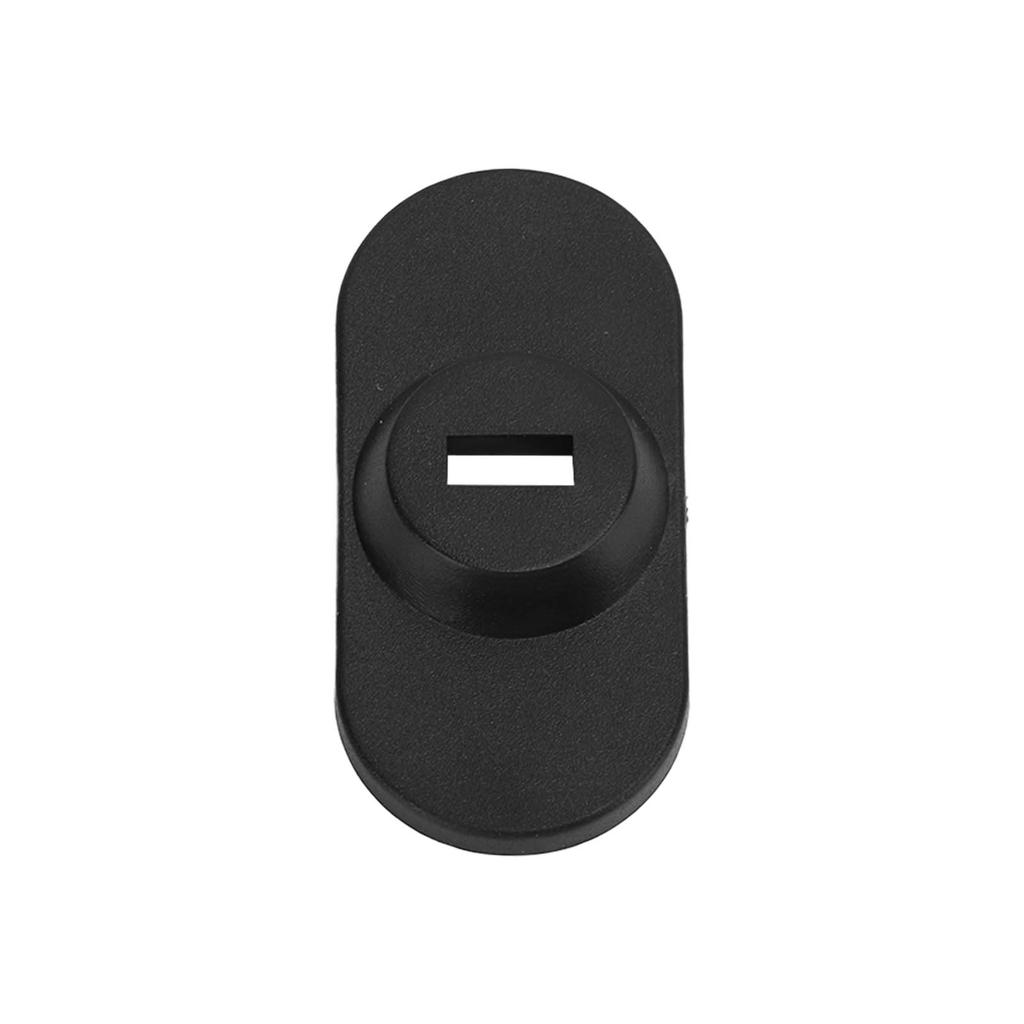 Laptop Ankerplatte Schwarz Diebstahlschutz Schlüsselloch POM Sicherheit Schwarz für Notebook Monitor Telefon