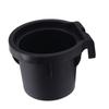 Center Console Beverage Holder Replacement for 2005-2019 with Cylindrical Cup Well, Visible Mounting Clips and Cutouts, Replacement Reference