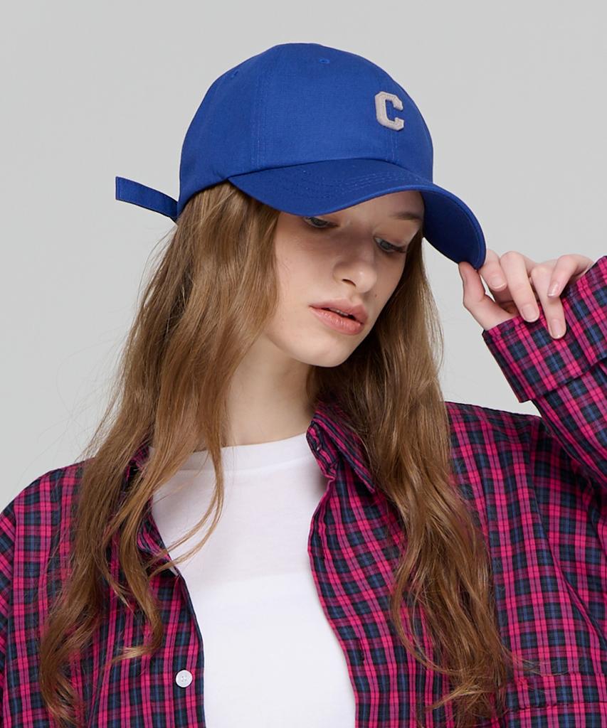 CARGOBROS FOR WOMAN Logo Point Ball Cap (Blue)
