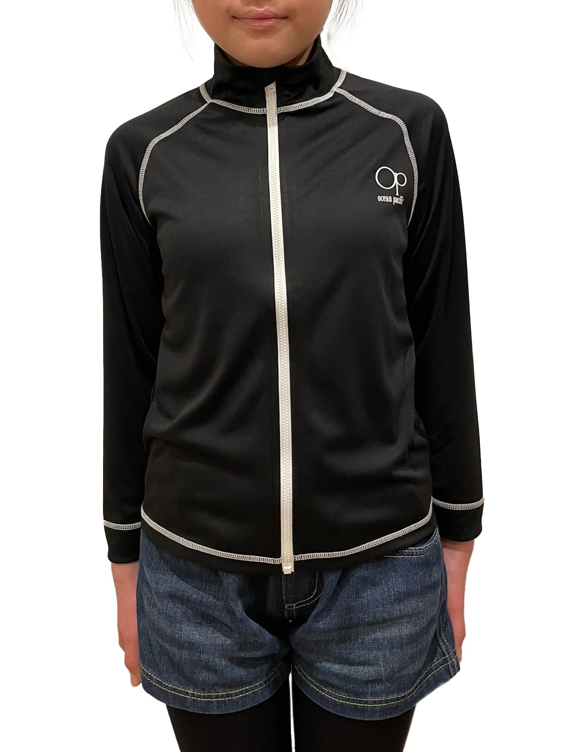 

[Yu-Packet] 2025SS Children s OP Rash Guard UV RASH 569430-S: Authentic Japanese Product/Junior/Kids/OP/Ocean Pacific/Surf/Long Sleeve_150_BLK